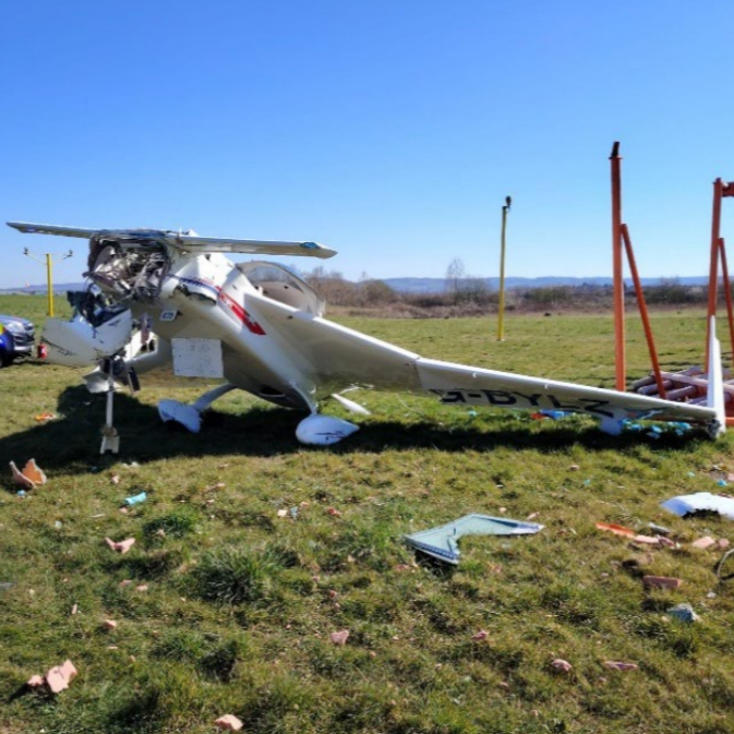 aircraft crashed due to poor polymer selection.